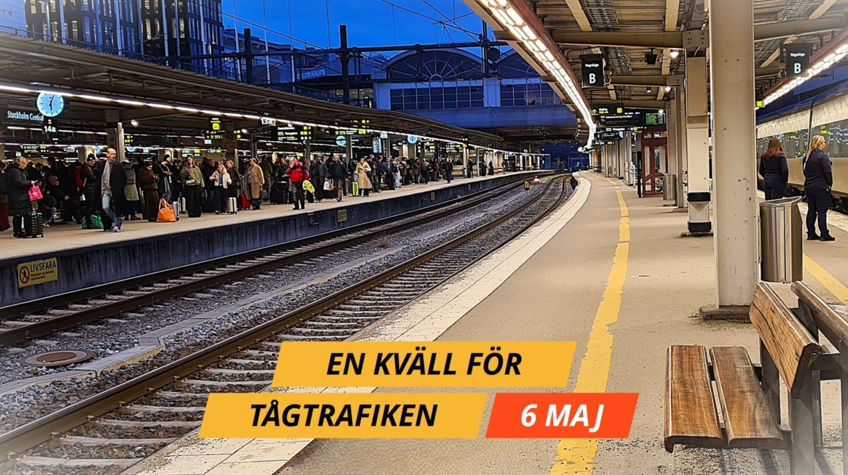 En kväll för tågtrafiken