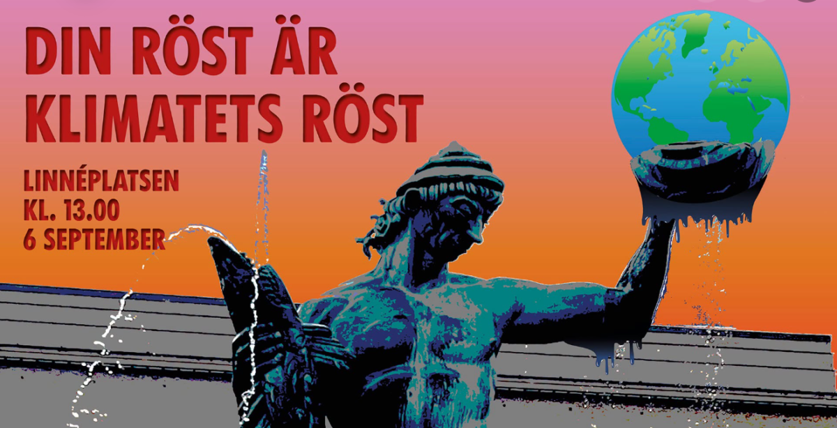 Göteborg: Klimatmarsch – En vecka före valet